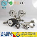 Stainless steel dual-stage low pressure regulator